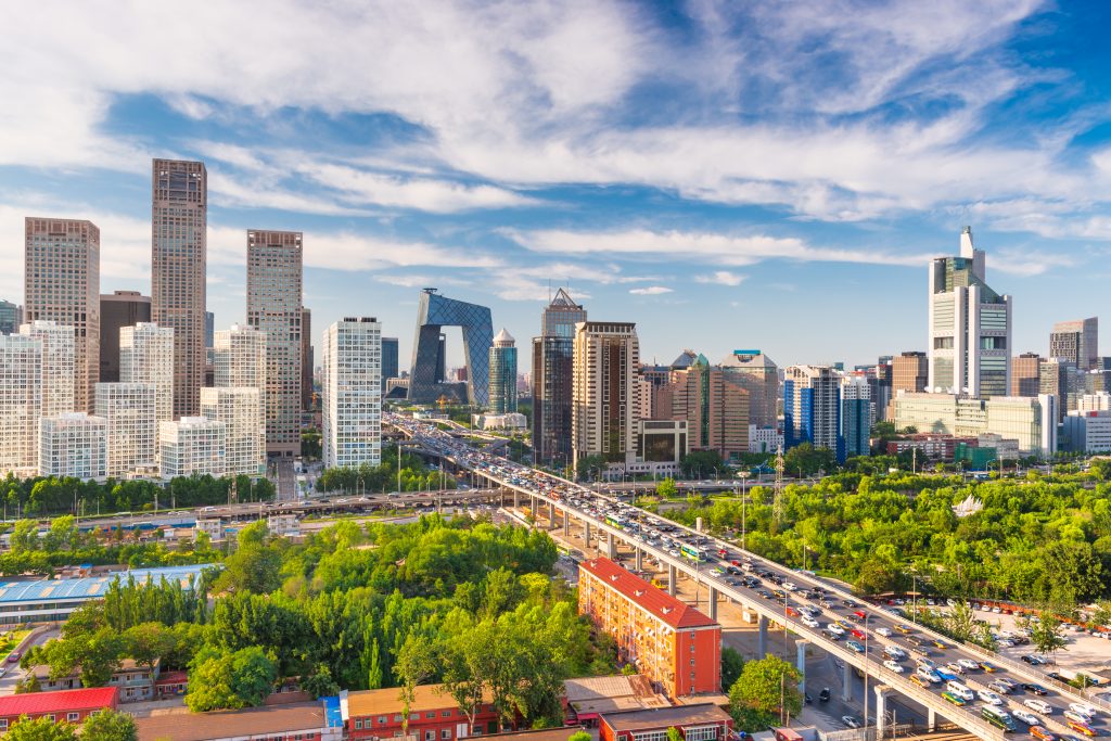A view of Beijing representing China