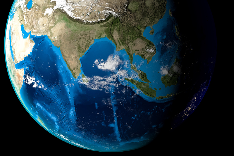 Indopacific from space