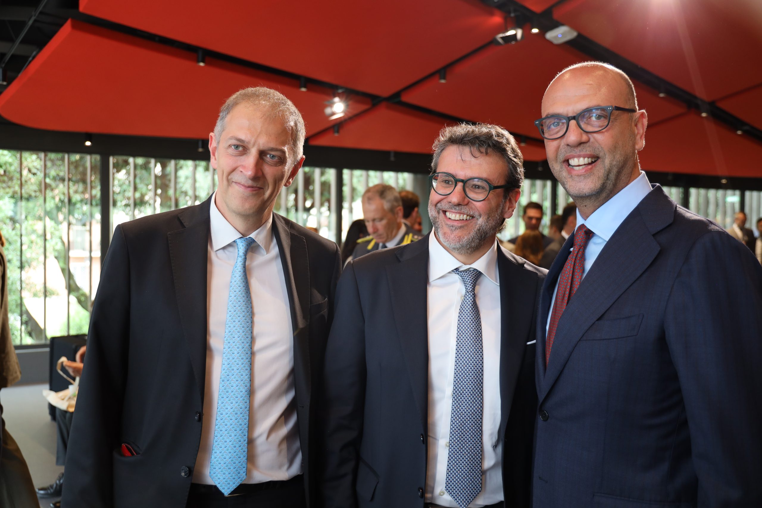 Da sinistra a destra: il professor Raffaele Marchetti, il rettore Paolo Boccardelli e il presidente Ciss Angelino Alfano